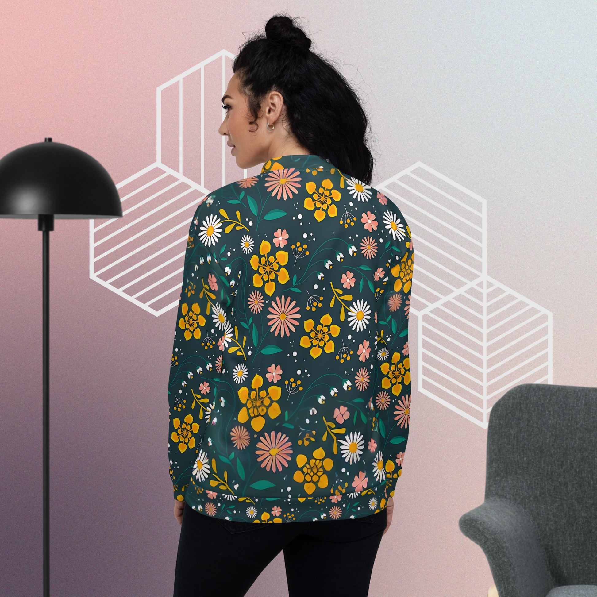 Floral Vintage Jacket for Men and Women - VESTARO