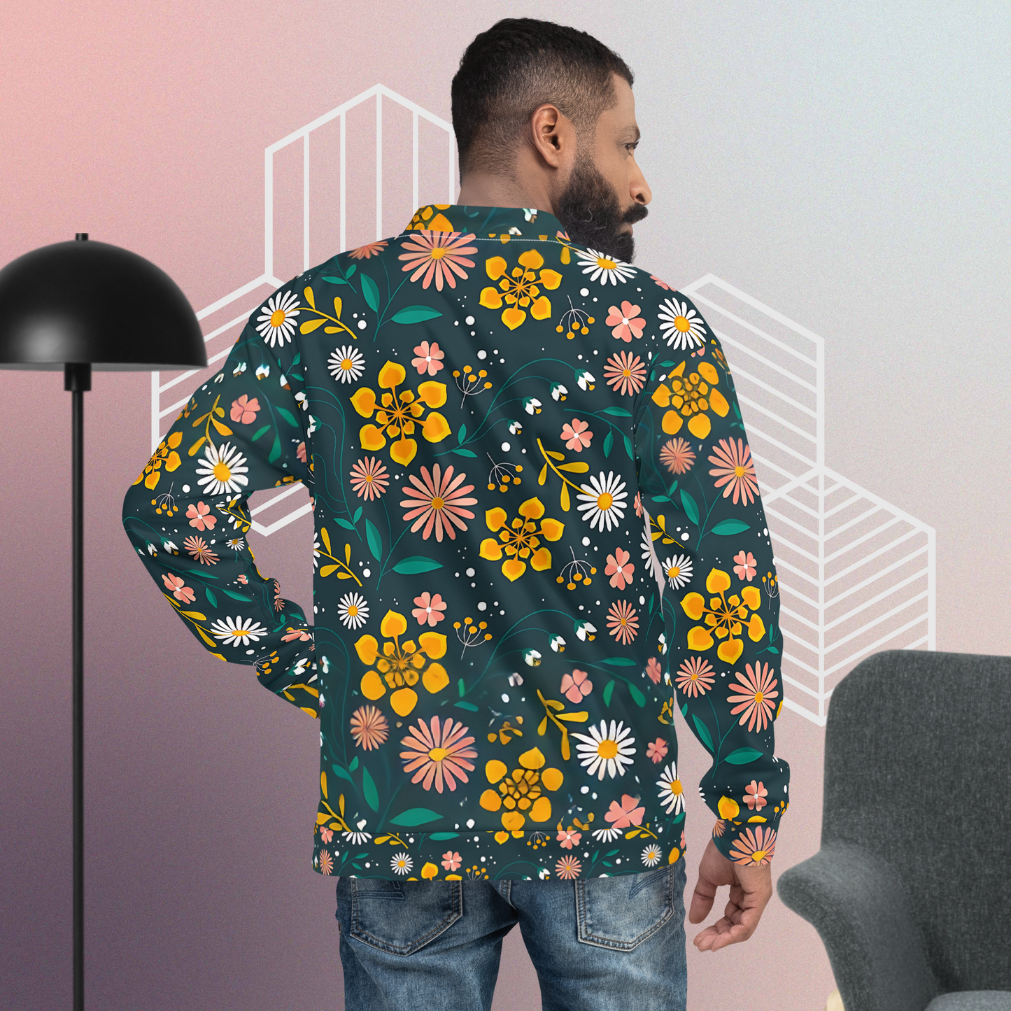 Floral Vintage Jacket for Men and Women - VESTARO