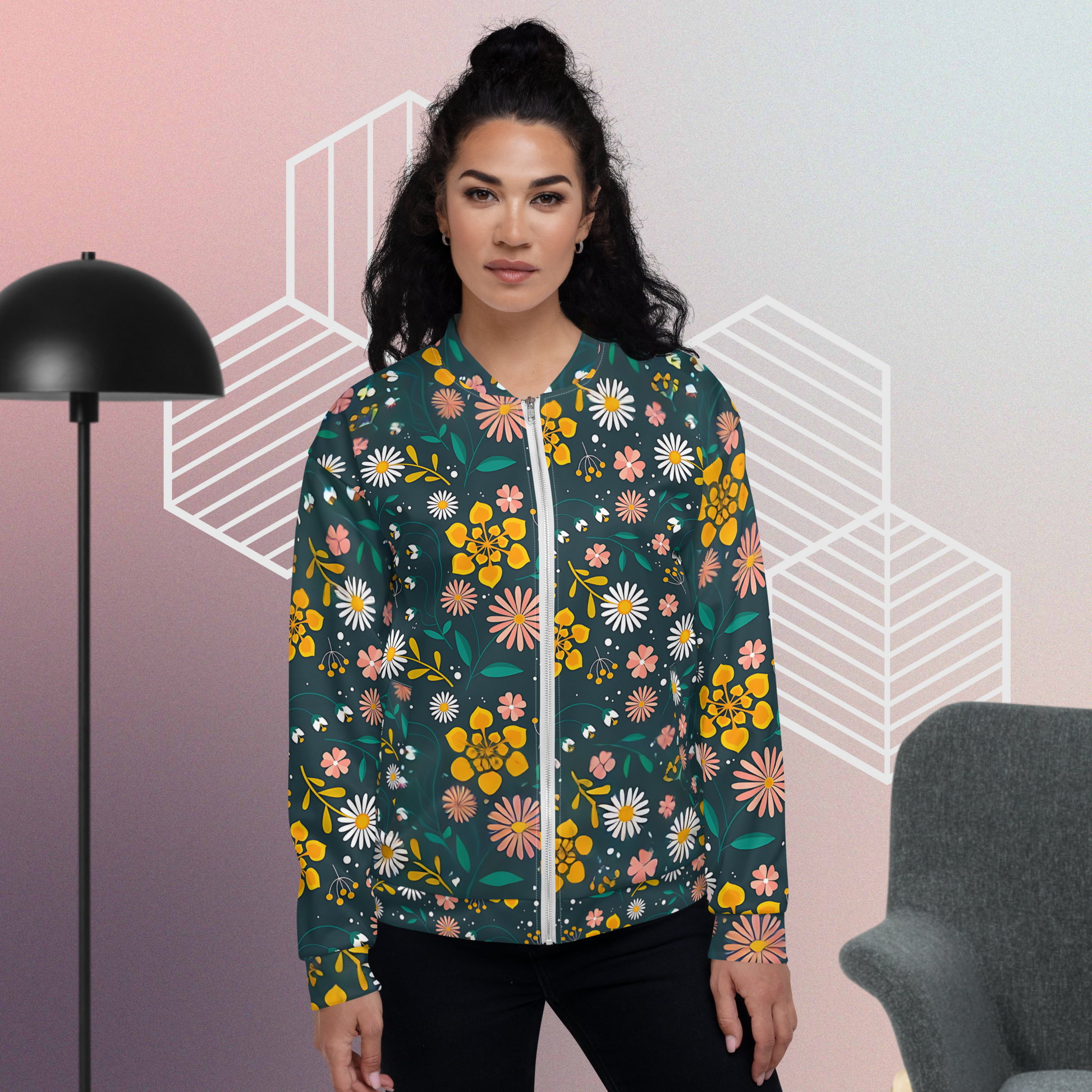 Floral Vintage Jacket for Men and Women - VESTARO