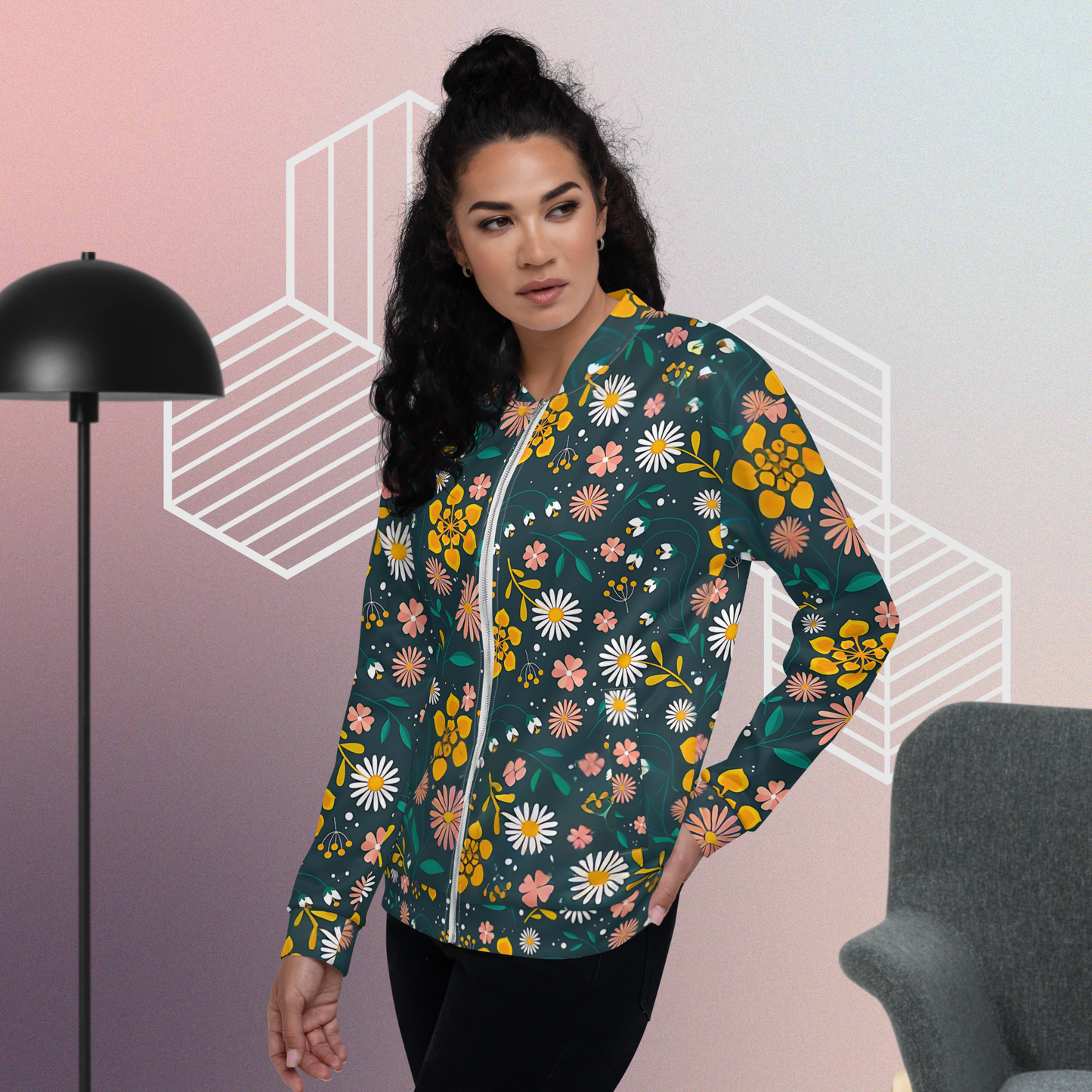 Floral Vintage Jacket for Men and Women - VESTARO